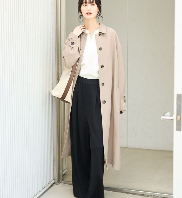 Rouge vif「ダブルフェイスプルオーバーブラウス【予約】」|シャツ・ブラウス|