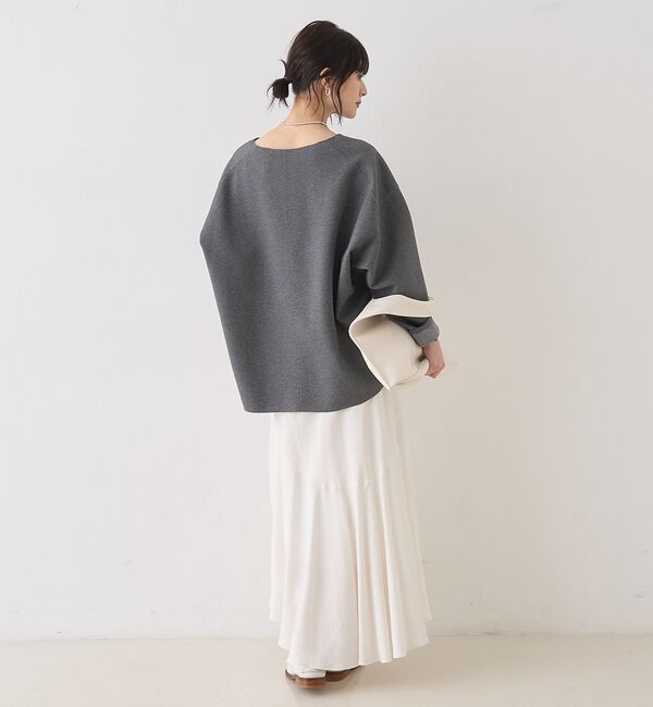 Rouge vif「ダブルフェイスプルオーバーブラウス【予約】」|シャツ・ブラウス|