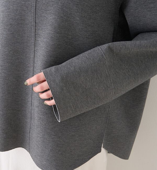 Rouge vif「ダブルフェイスプルオーバーブラウス【予約】」|シャツ・ブラウス|