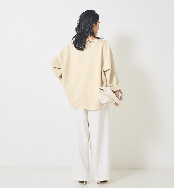 Rouge vif「ダブルフェイスプルオーバーブラウス【予約】」|シャツ・ブラウス|