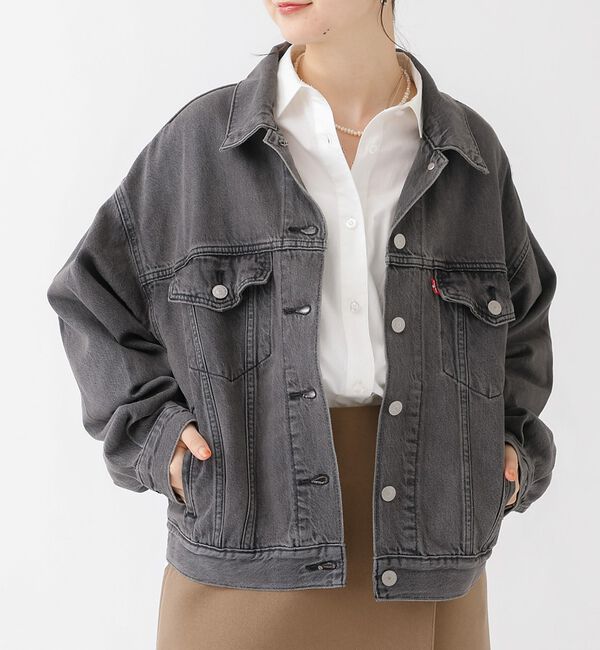 Rouge vif「【定番人気追加】【Levi's/リーバイス】90S TRUCKER トラッカージ」|その他|ブラック