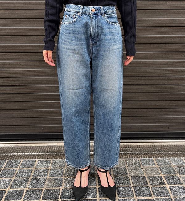 Rouge vif「【定番人気追加】【RED CARD/レッドカード】Jazz ルーズテーパードワイ」|デニム|