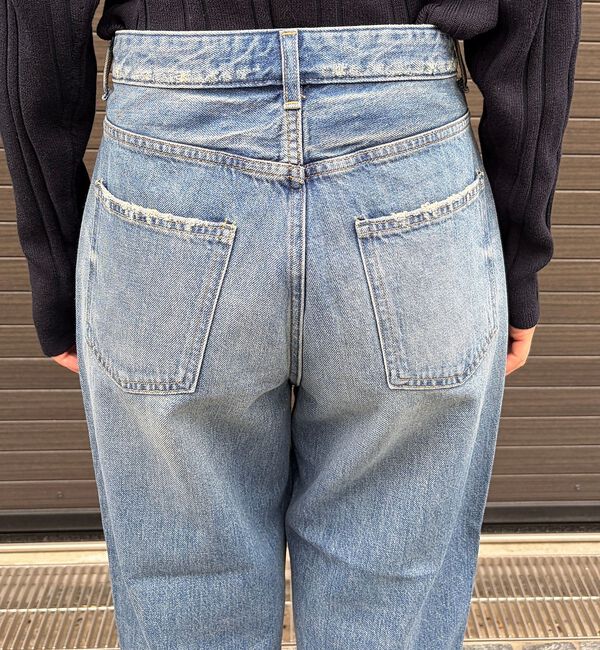 Rouge vif「【定番人気追加】【RED CARD/レッドカード】Jazz ルーズテーパードワイ」|デニム|