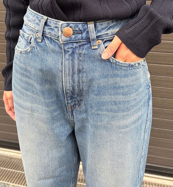 Rouge vif「【定番人気追加】【RED CARD/レッドカード】Jazz ルーズテーパードワイ」|デニム|