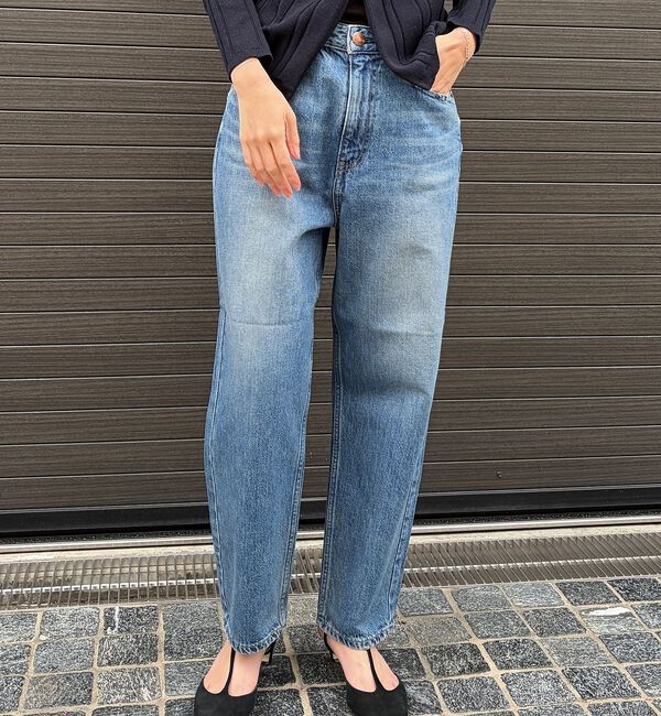 Rouge vif「【定番人気追加】【RED CARD/レッドカード】Jazz ルーズテーパードワイ」|デニム|