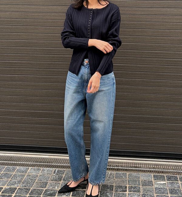 Rouge vif「【定番人気追加】【RED CARD/レッドカード】Jazz ルーズテーパードワイ」|デニム|