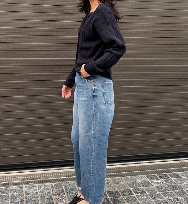 Rouge vif「【定番人気追加】【RED CARD/レッドカード】Jazz ルーズテーパードワイ」|デニム|