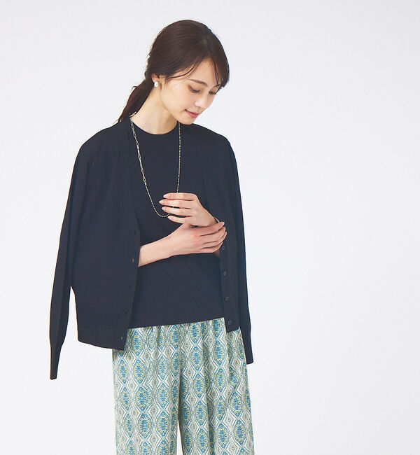 abahouse mavie「ウォッシャブルカーディガン」|カーディガン|