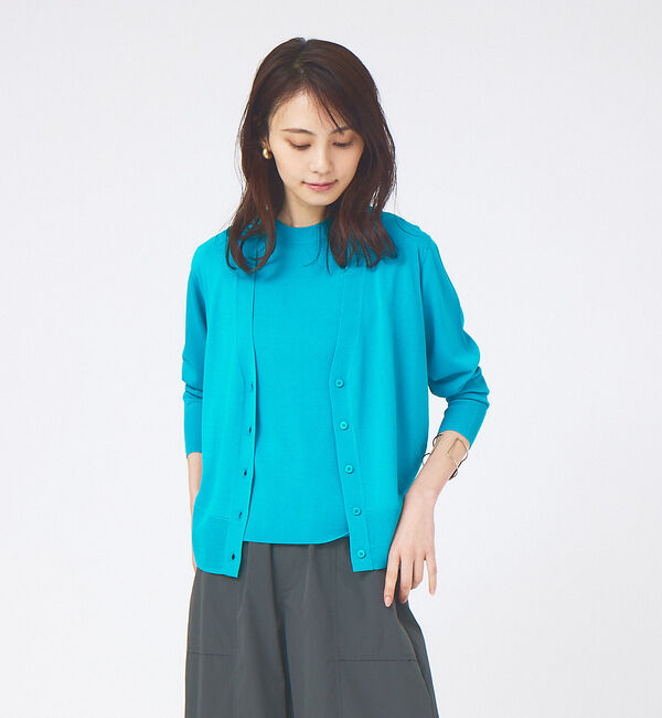 abahouse mavie「ウォッシャブルカーディガン」|カーディガン|