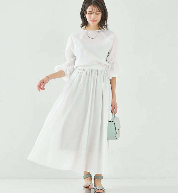 abahouse mavie「ナイロンストレッチプルオーバー」|シャツ・ブラウス|