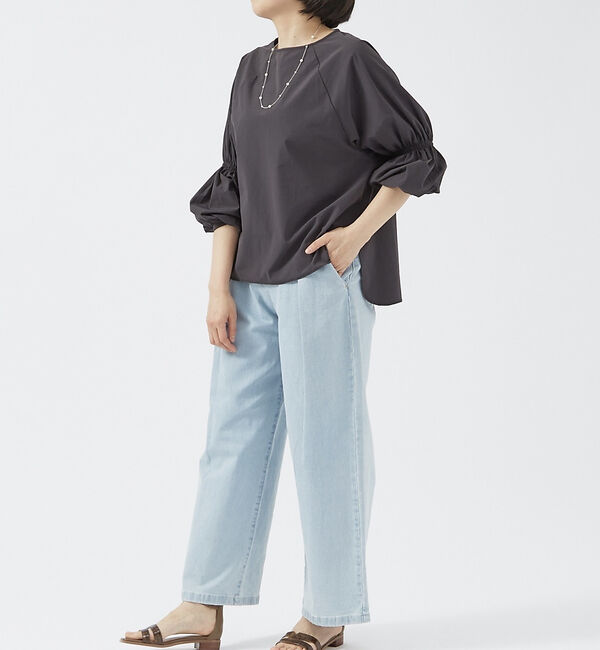 abahouse mavie「ナイロンストレッチプルオーバー」|シャツ・ブラウス|