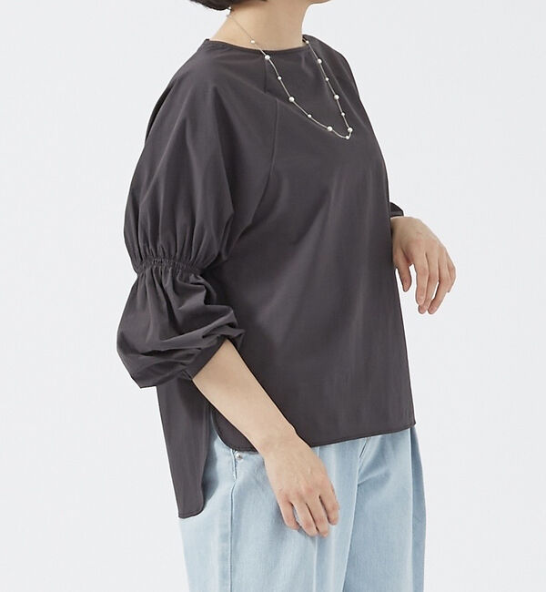 abahouse mavie「ナイロンストレッチプルオーバー」|シャツ・ブラウス|