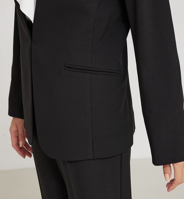 abahouse mavie「【WEB Domani掲載】【エニデイカセット】ノーカラージャケット」|ノーカラージャケット|