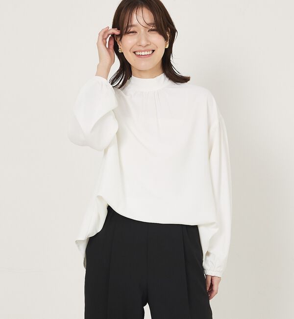 abahouse mavie「ボウタイ2WAYブラウス」|シャツ・ブラウス|