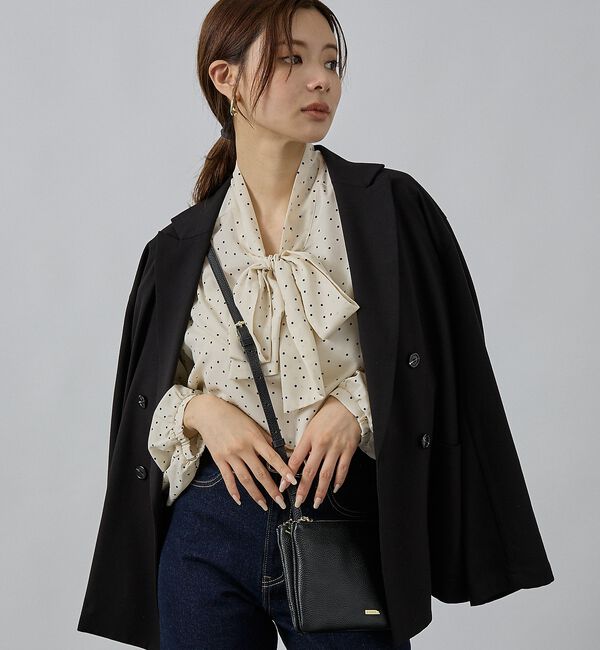 abahouse mavie「ボウタイ2WAYブラウス」|シャツ・ブラウス|