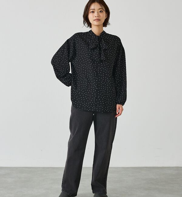 abahouse mavie「ボウタイ2WAYブラウス」|シャツ・ブラウス|