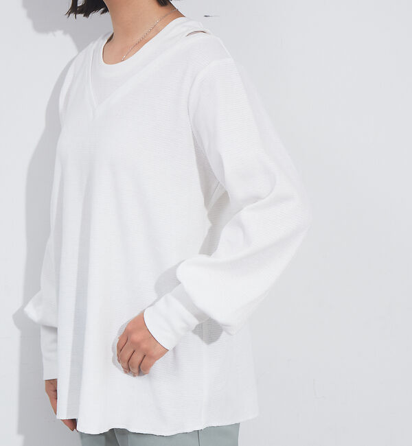 NOMINE「アメスリタンクレイヤードハニカムプルオーバー」|Tシャツ・カットソー|