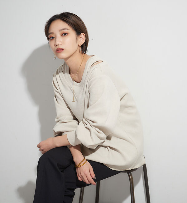 NOMINE「アメスリタンクレイヤードハニカムプルオーバー」|Tシャツ・カットソー|