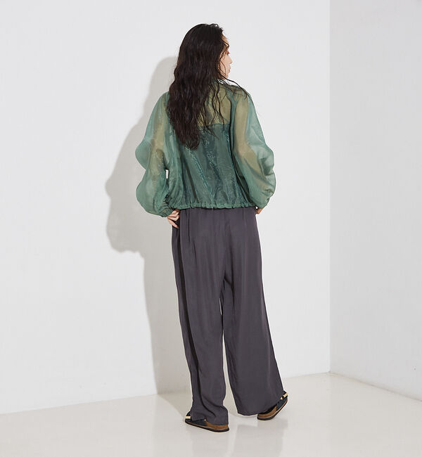 NOMINE「シアー ライトブルゾン」|ブルゾン・スタジャン|