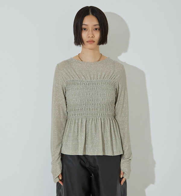 NOMINE「スパーク ビスチェ ロンT」|Tシャツ・カットソー|