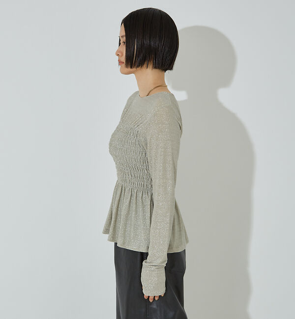 NOMINE「スパーク ビスチェ ロンT」|Tシャツ・カットソー|