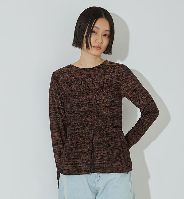 NOMINE「スパーク ビスチェ ロンT」|Tシャツ・カットソー|