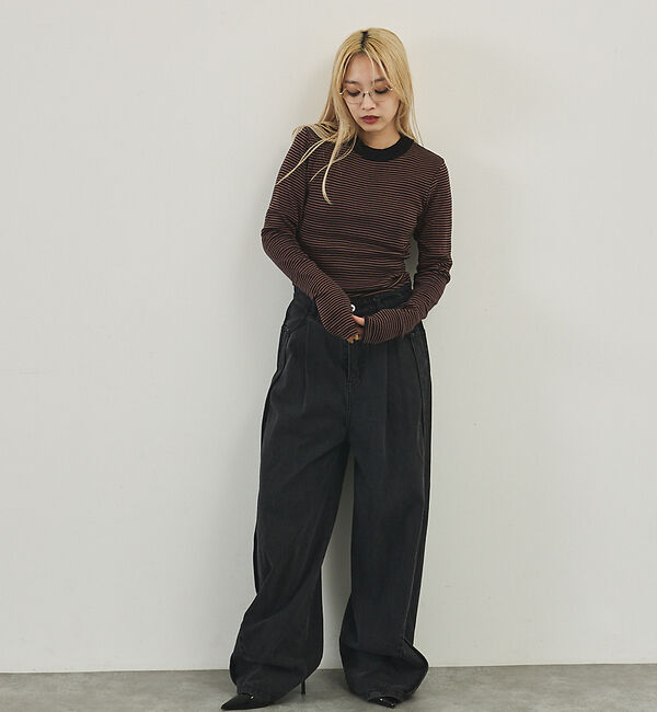 NOMINE「【Miller】パネルロングスリーブロンT」|Tシャツ・カットソー|