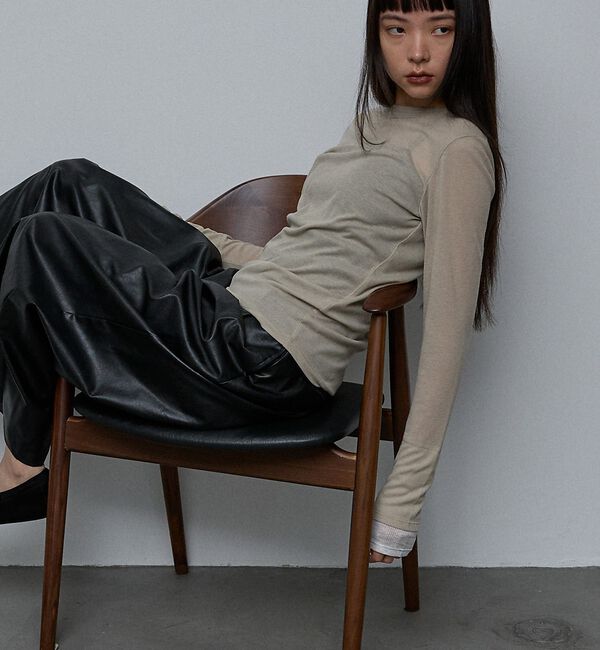 NOMINE「ダブルスリーブ シアー ロンT」|Tシャツ・カットソー|