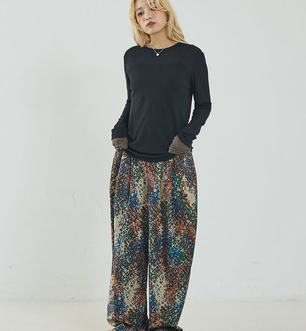 NOMINE「ダブルスリーブ シアー ロンT」|Tシャツ・カットソー|