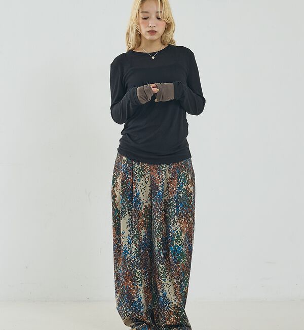 NOMINE「ダブルスリーブ シアー ロンT」|Tシャツ・カットソー|