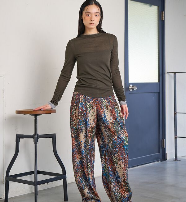 NOMINE「ダブルスリーブ シアー ロンT」|Tシャツ・カットソー|