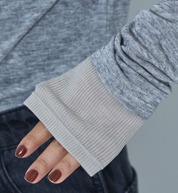 NOMINE「ダブルスリーブ シアー ロンT」|Tシャツ・カットソー|