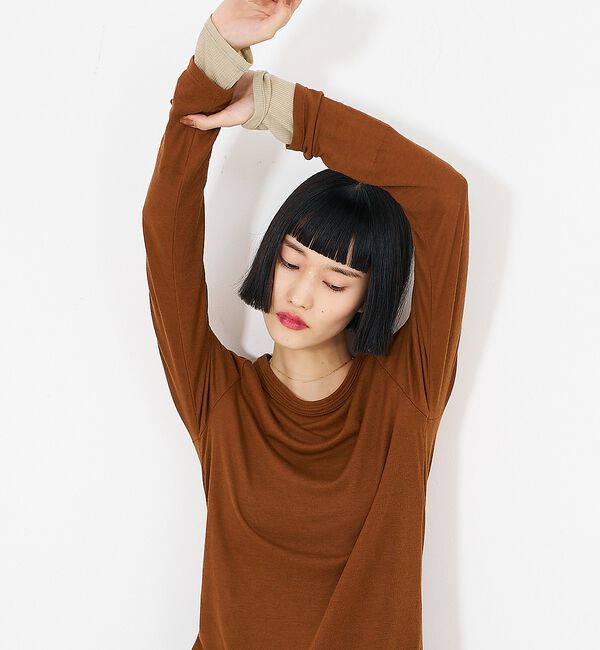 NOMINE「ダブルスリーブ シアー ロンT」|Tシャツ・カットソー|