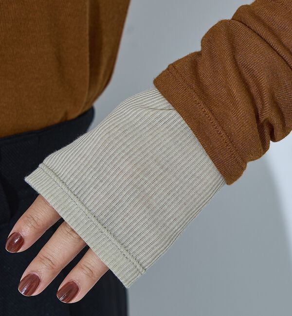 NOMINE「ダブルスリーブ シアー ロンT」|Tシャツ・カットソー|