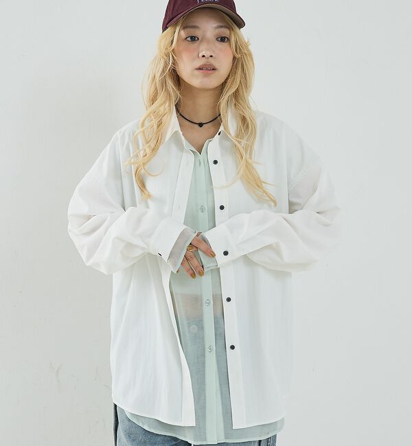 NOMINE「レイヤード シャツ」|シャツ・ブラウス|