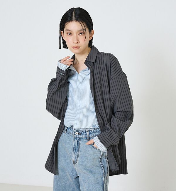 NOMINE「レイヤード シャツ」|シャツ・ブラウス|