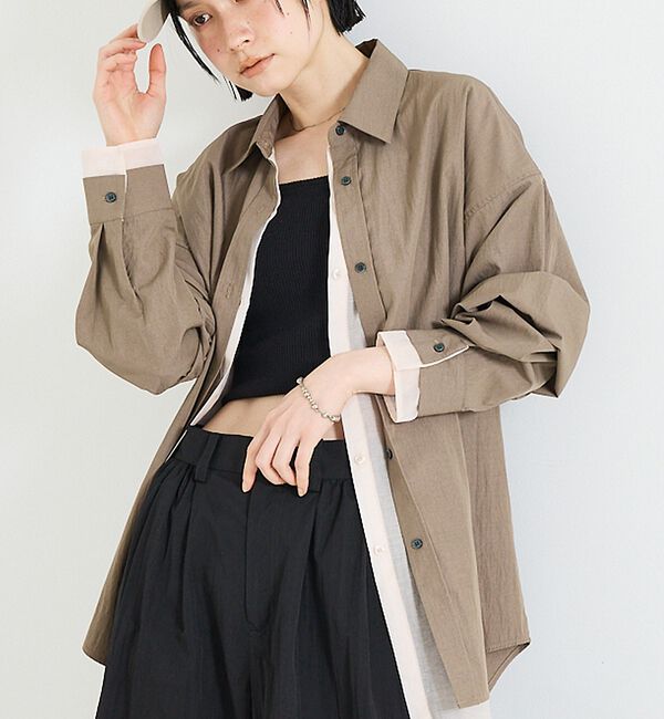 NOMINE「レイヤード シャツ」|シャツ・ブラウス|