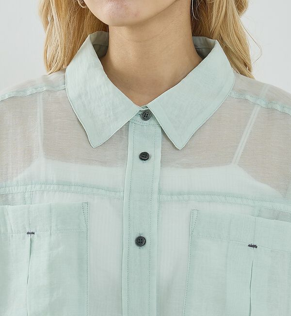 NOMINE「オーバーサイズ シアーシャツ【予約】」|シャツ・ブラウス|