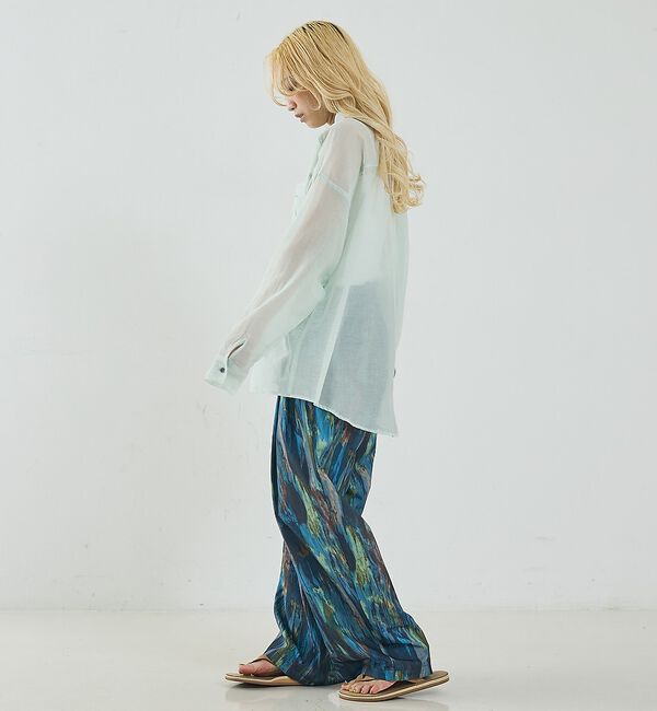 NOMINE「オーバーサイズ シアーシャツ【予約】」|シャツ・ブラウス|