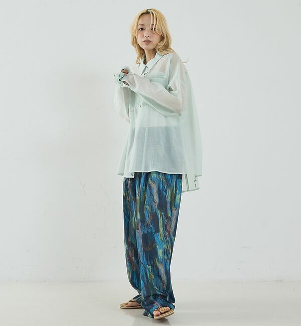 NOMINE「オーバーサイズ シアーシャツ【予約】」|シャツ・ブラウス|