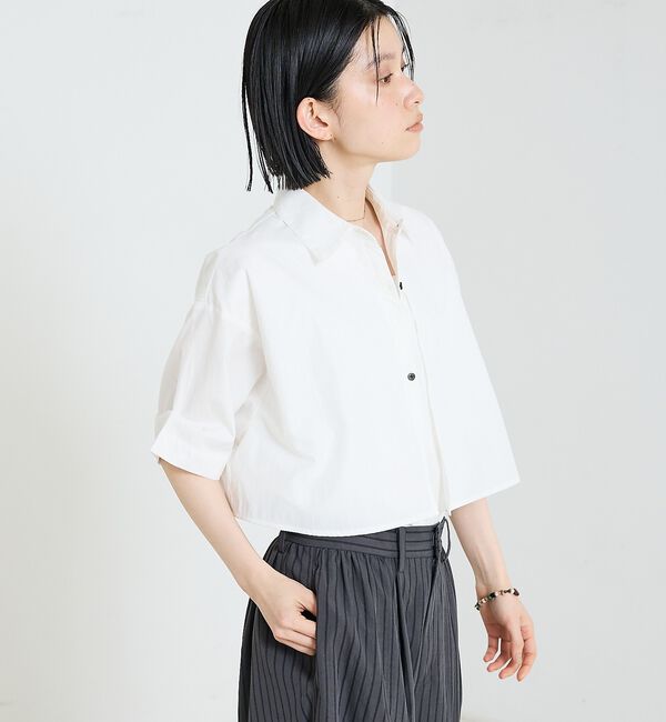 NOMINE「ロングヨーク ハーフスリーブ/半袖 シャツ【予約】」|シャツ・ブラウス|