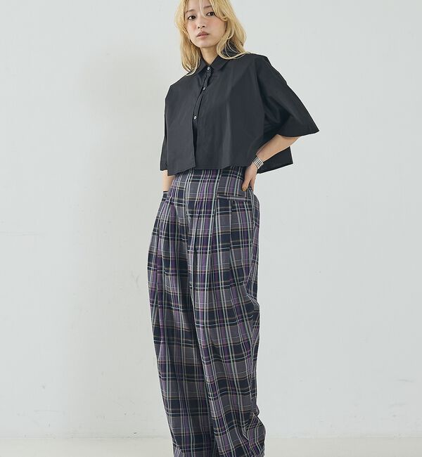 NOMINE「ロングヨーク ハーフスリーブ/半袖 シャツ【予約】」|シャツ・ブラウス|