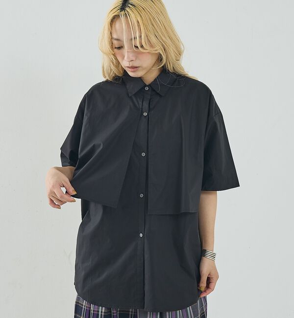 NOMINE「ロングヨーク ハーフスリーブ/半袖 シャツ【予約】」|シャツ・ブラウス|