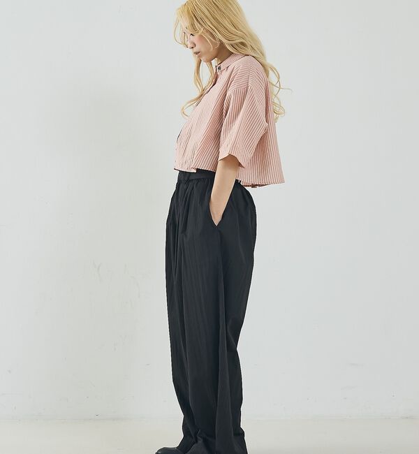 NOMINE「ロングヨーク ハーフスリーブ/半袖 シャツ【予約】」|シャツ・ブラウス|