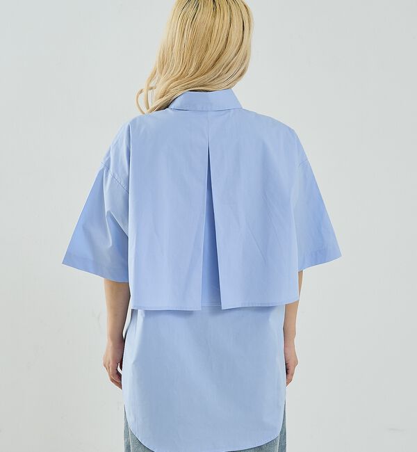 NOMINE「ロングヨーク ハーフスリーブ/半袖 シャツ【予約】」|シャツ・ブラウス|