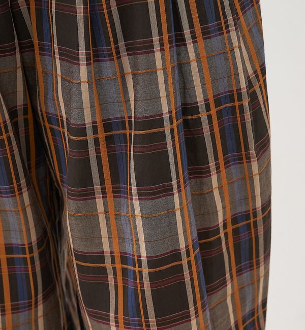 NOMINE「【セットアップ対応】チェック タックパンツ【予約】」|その他|