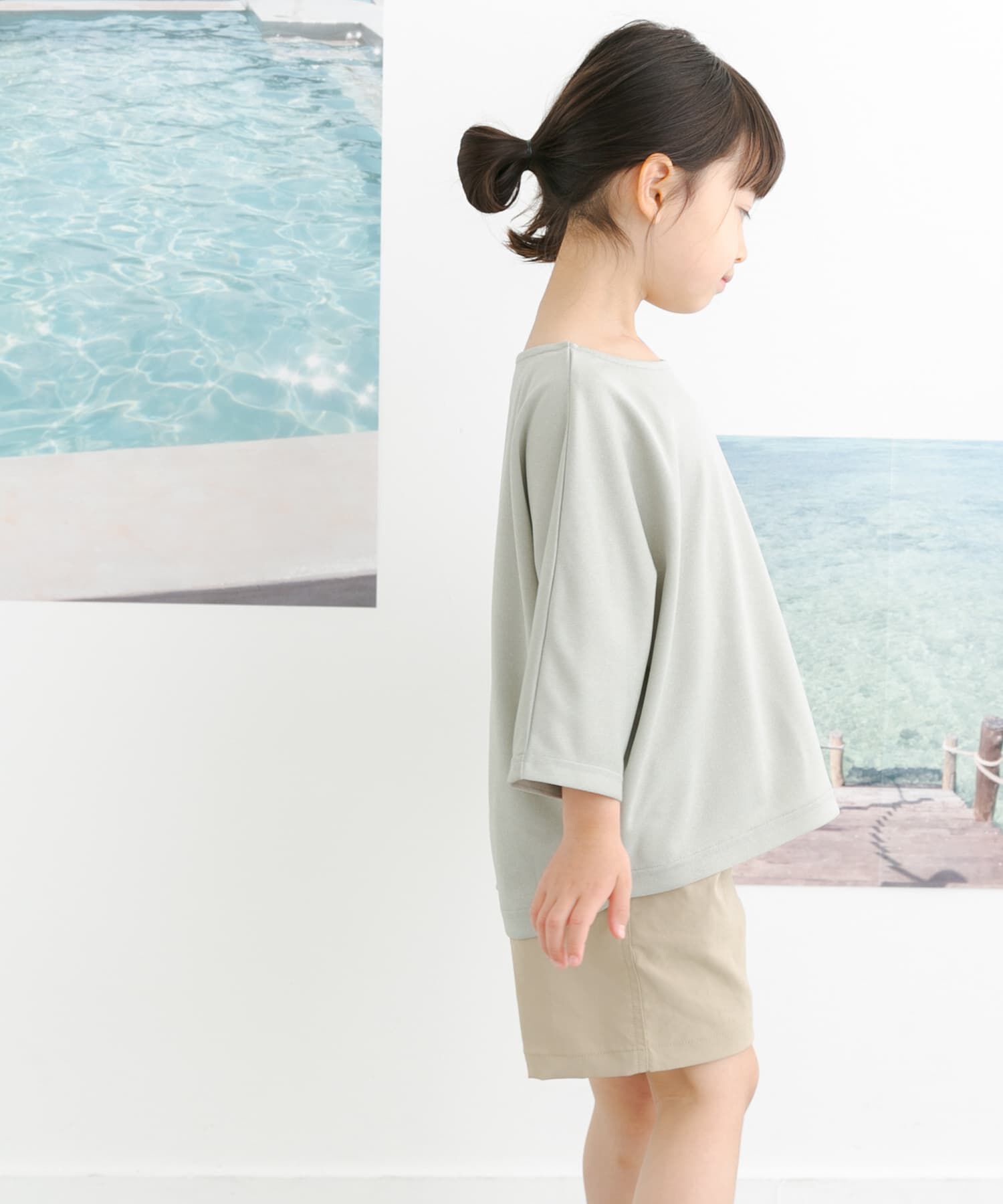 URBAN RESEARCH DOORS「『親子リンク』add fabrics ドルマンTシャツ(KIDS)」|その他|