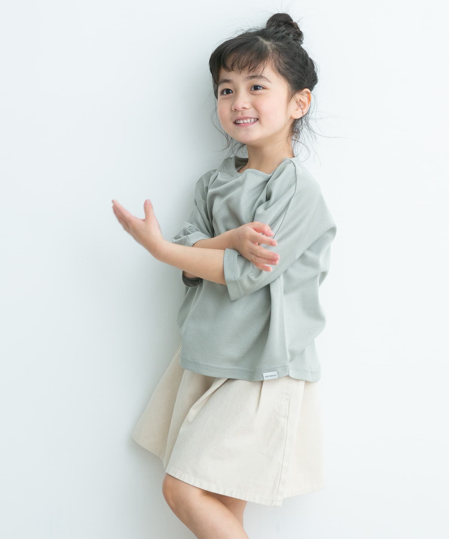 URBAN RESEARCH DOORS「『親子リンク』add fabrics ドルマンTシャツ(KIDS)」|その他|