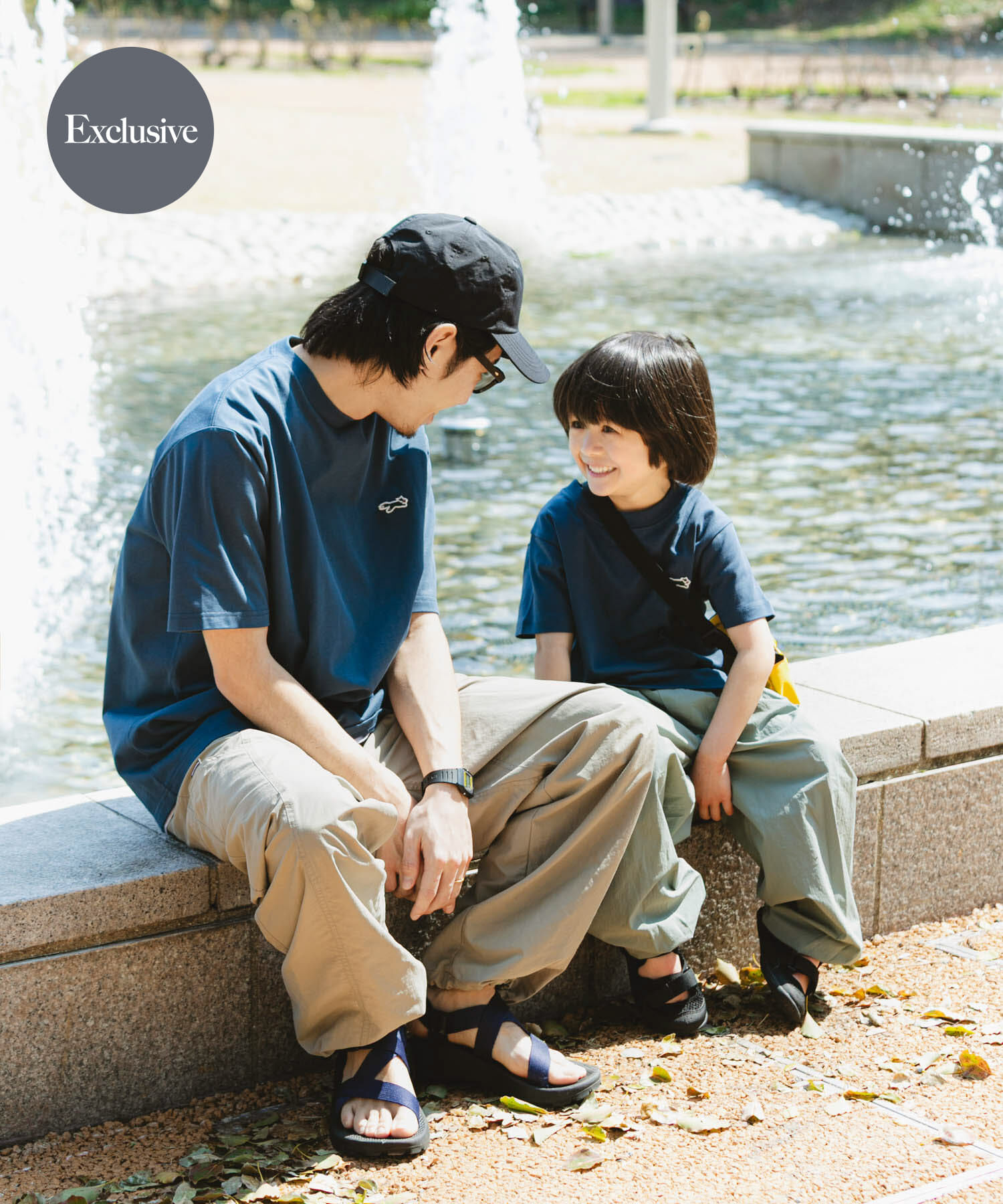 URBAN RESEARCH DOORS「『親子リンク』『別注』PENNEYS&times;DOORS　THE FOX S/S TEE(KIDS)」|その他|ブルー