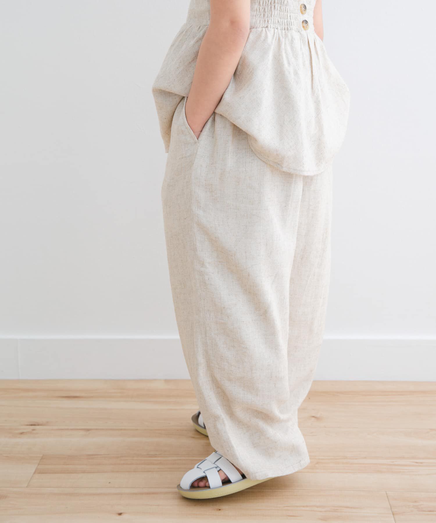 URBAN RESEARCH DOORS「『セットアップ対応/親子リンク』レーヨンリネンイージーパンツ(KIDS)」|その他|